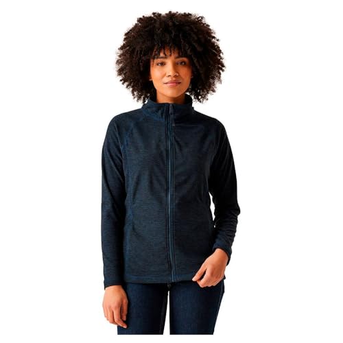 Regatta Mayse Damen-Fleecejacke mit durchgehendem Reißverschluss, Marineblau/Schwarz meliert, 42 Regatta Mayse Damen-Fleecejacke mit durchgehendem Reißverschluss, Marineblau/Schwarz meliert, 42 von Regatta