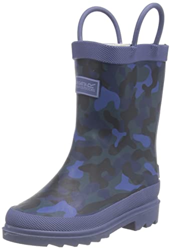 Regatta Minnow Junior Gummistiefel Stiefelette, Dark Denim Camo, 34 EU von Regatta