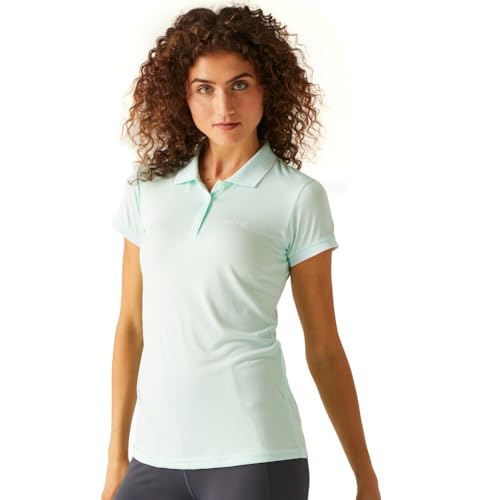 Regatta Remex Poloshirt für Damen, Bleached Aqua Solid, 46 Regatta Remex Poloshirt für Damen, Bleached Aqua Solid, 46 von Regatta