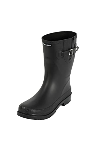 Regenliebe Damen Gummistiefel Pfütze halbhoch, Farbe:schwarz, Größe:40 EU von Regenliebe