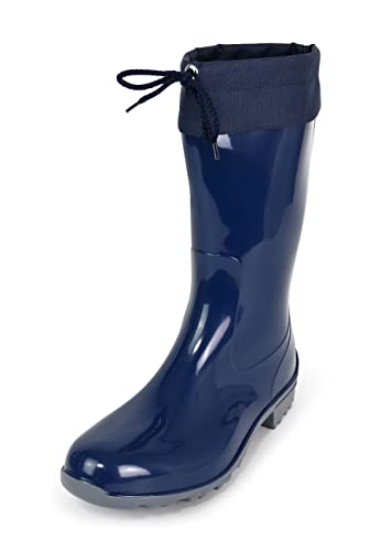 Regenliebe Damen Gummistiefel de Fieselregen Regenstiefel Langschaft, Farbe:blau, Größe:41 EU von Regenliebe