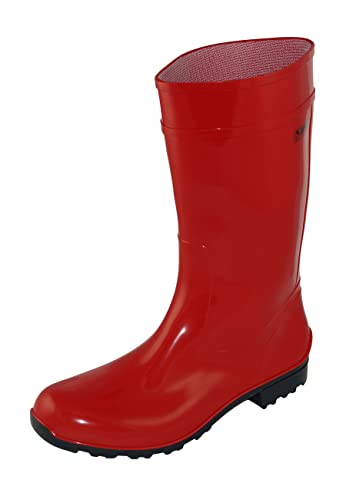 Regenliebe Damen Gummistiefel de Störtregen Regenstiefel Langschaft, Farbe:rot, Größe:36 EU von Regenliebe