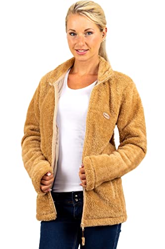 Reichstadt Damen Fleecejacke 22RSW002 Camel 4XL von Reichstadt