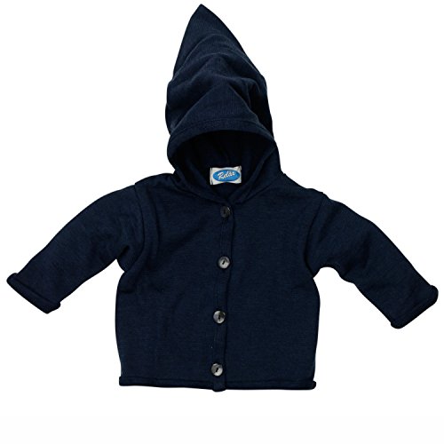 Reiff - Kapuzenjacke 116 in marine Frottee - erstellt von Wollbody® von Reiff