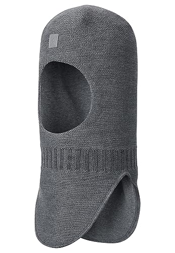 Reima Toddlers Starrie Balaclava Grau - Merino Bequeme warme Kinder Schalmütze, Größe 52 - Farbe Melange Grey von Reima