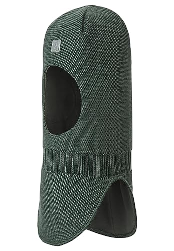 Reima Toddlers Starrie Balaclava Grün - Merino Bequeme warme Kinder Schalmütze, Größe 52 - Farbe Thyme Green von Reima