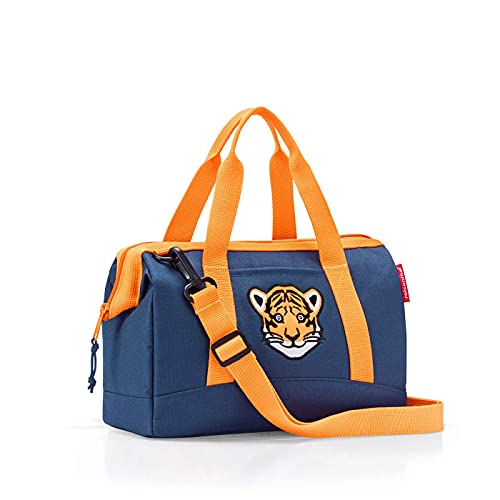 Reisenthel Allrounder XS Kids Tiger Navy Blau Kinder Tasche für Jungen und Mädchen aus wasserabweisendem Polyestergewebe mit 5 Liter Volumen - Maße (B x H x T in cm): 27 x 21 x 12 von reisenthel