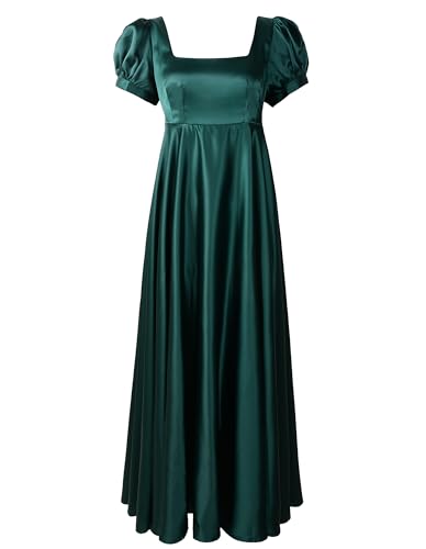 ReminisceBoutique Regency-Kleider für Damen, Bridgerton-Kleid, Jane Austen, Ballkleid, Empire-Taille, Grün , 40 von ReminisceBoutique