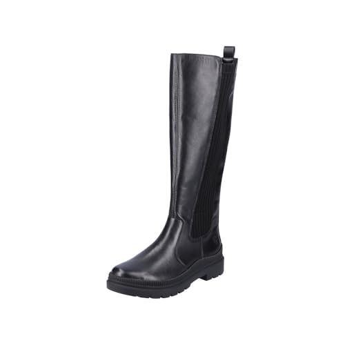 Remonte Damen D0C71 Kniehohe Stiefel, schwarz/schwarz/schwarz / 01, 36 EU von Remonte