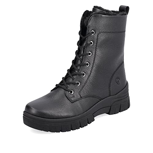 Remonte Damen D0E72 Mode-Stiefel, Schwarz/Schwarz/Nero / 01, 37 EU von Remonte