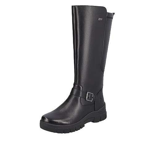 Remonte Damen D0E75 Halblange Stiefel, Schwarz/Schwarz/Schwarz / 01, 38 EU von Remonte