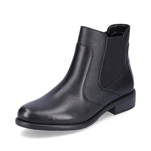 Remonte Damen D0F70 Chelsea-Stiefel, schwarz/schwarz/schwarz/schwarz / 01, 37 EU von Remonte