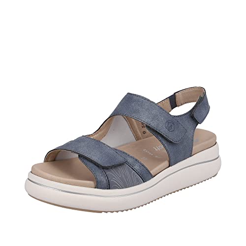 Remonte Damen D0L54 Sandale, Adria/lightblue/hellgrau / 12, 40 EU von Remonte