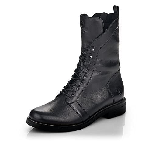 Remonte Damen D8380 Mode-Stiefel, schwarz/schwarz / 01, 41 EU von Remonte