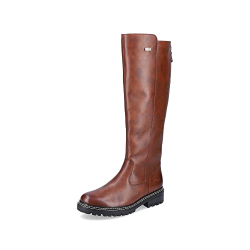 Remonte Damen Klassische Stiefel D0B72, Frauen Stiefel,lose Einlage,langschaftstiefel,schlupfstiefel,slip-ons,boots,braun,43 EU / 9 UK von Remonte