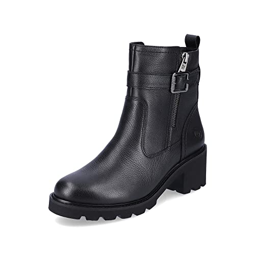 Remonte Damen D0A71 Stiefelette, Schwarz, 44 EU von Remonte