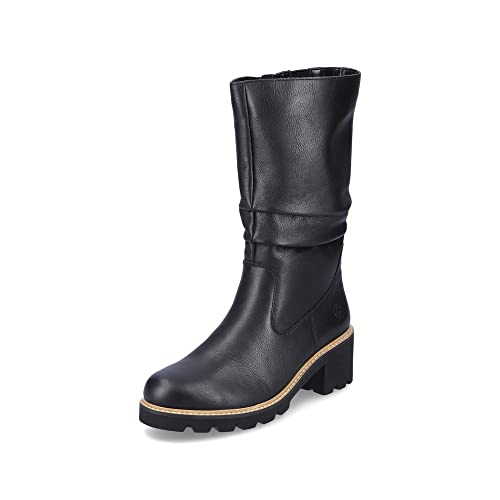 Remonte Damen Klassische Stiefel D0A75, Frauen Stiefel,lose Einlage,uebergangsschuhe,langschaftstiefel,schlupfstiefel,slip-ons,schwarz,42 EU / 8 UK von Remonte