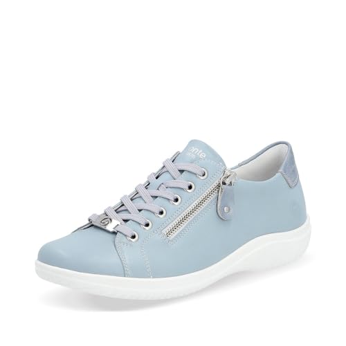 Remonte Damen Low-Top Sneaker D1E03, Frauen Halbschuhe,lose Einlage,Sportschuhe,Freizeitschuhe,Turnschuhe,Laufschuhe,schnürschuhe,blau (10),40 EU von Remonte