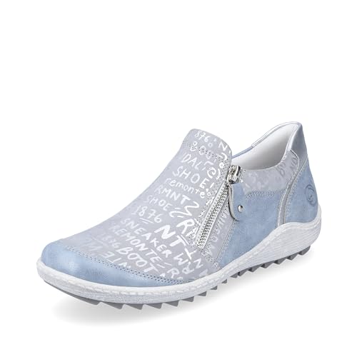 Remonte Damen R1428 Slipper, bleu/ciel/Silber/Silver / 10, 38 EU von Remonte