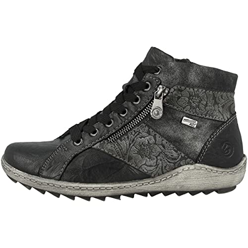 Remonte Damen R1497 Stiefeletten, Schwarz (Schwarz/Graphit/Asphalt 45), 39 EU von Remonte