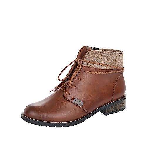 Remonte Damen R3332 Combat Boots, Braun (Chestnut/Kastanie/Wood / 24) von Remonte