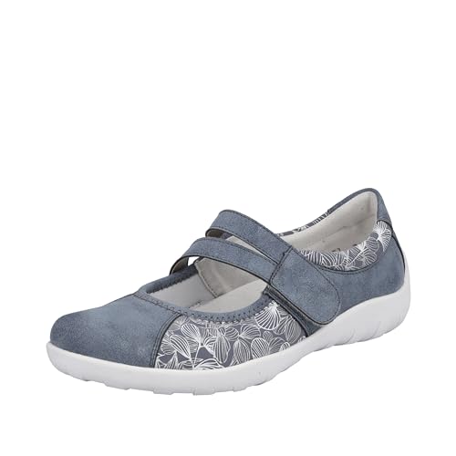 Remonte Damen R3510 Ballerinas, Adria/lightblue/Silber-Bianco / 12, 36 EU von Remonte