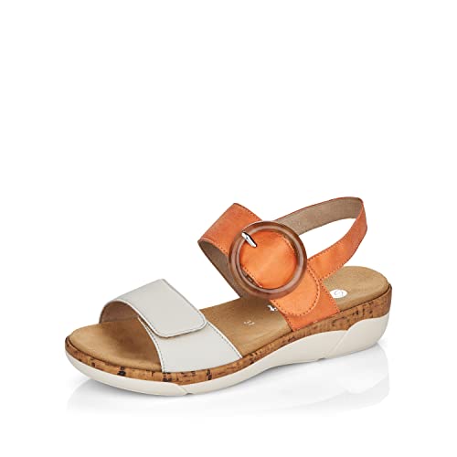 Remonte Damen R6853 Sandale, Orange 38, 37 EU von Remonte