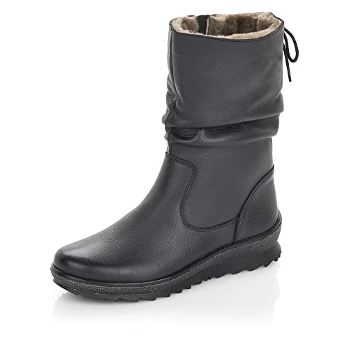 Remonte Damen R8471 Schlupfstiefel, Schwarz (Schwarz/Schwarz 01), 41 EU von Remonte