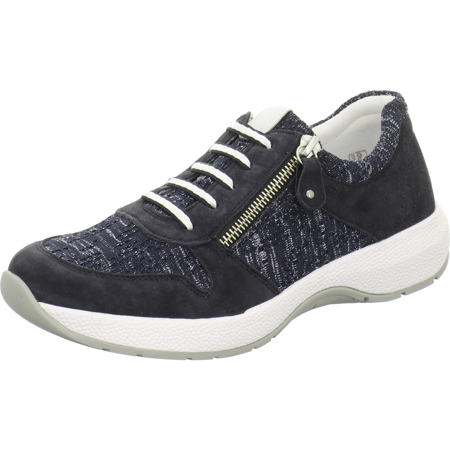 female Sneaker lila/pink navy/ozean/silver 38 von Remonte