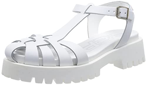 REPLAY Damen Palma Close Flache Sandale, 061 White, 37 EU von Replay