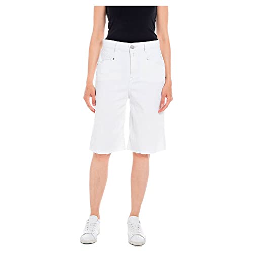 REPLAY Damen WA499 Jeans, 100 Natural White, 27 von Replay