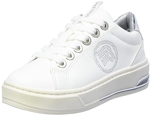 REPLAY Jungen Mädchen Fusion JR-1 Sneaker, 081 White Silver, 29 EU von Replay