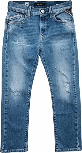 REPLAY Jungen Mini Waitom Jeans, 009 MEDIUM Blue, 8A von Replay