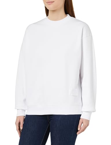 Replay Damen Sweatshirt aus Baumwolle Second Life Collection, White 001 (Weiß), XXS von Replay