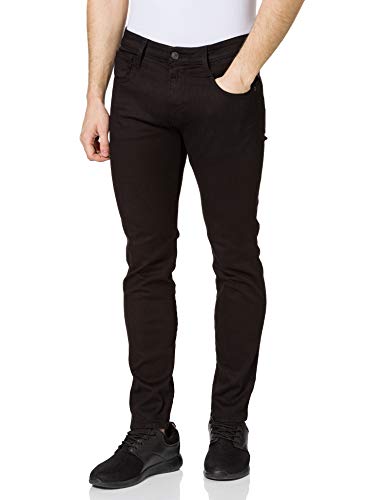 Replay Herren Jeans Anbass Slim-Fit mit Power Stretch, Schwarz (Black 098), W30 x L32 von Replay