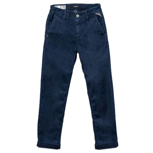 Replay Jungen Hose Stretch Denim, Blau (Medium Blue 009), 4 Jahre von Replay