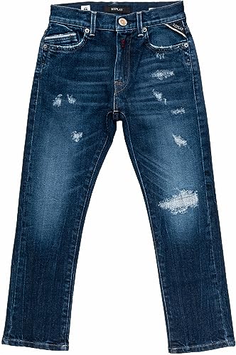Replay Jungen Jeans Mini Waitom Regular-Fit, Medium Blue 009 (Blau), 12 Jahre von Replay