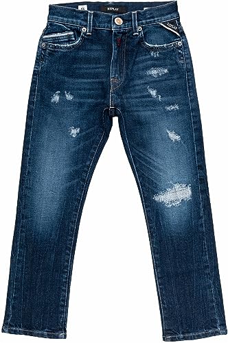 Replay Jungen Jeans Mini Waitom Regular-Fit, Medium Blue 009 (Blau), 14 Jahre von Replay