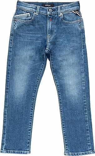 Replay Jungen Jeans Mini Waitom Regular-Fit, Light Blue 010 (Blau), 6 Jahre von Replay