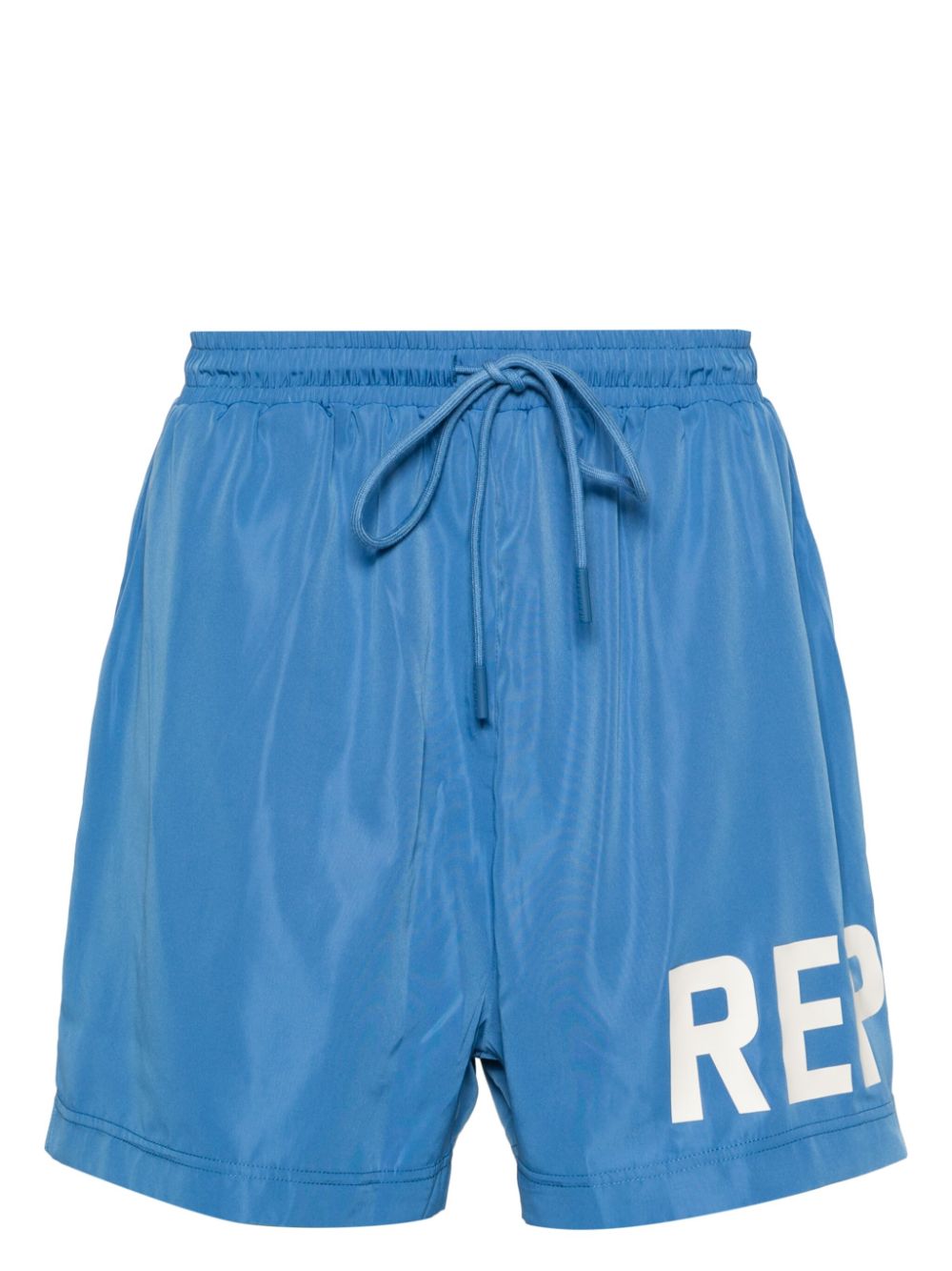 Represent Badeshorts mit Logo-Print - Blau von Represent