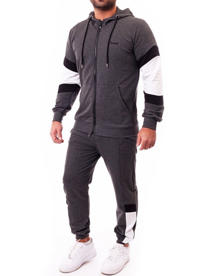 Reslad Jogginganzug Reslad Trainingsanzug Herren Jogginganzug Männer Sportanzug, Freizeit, Sweatjacke + Jogginghose SET Gym Fitness Sportanzug Freizeitanzug von Reslad