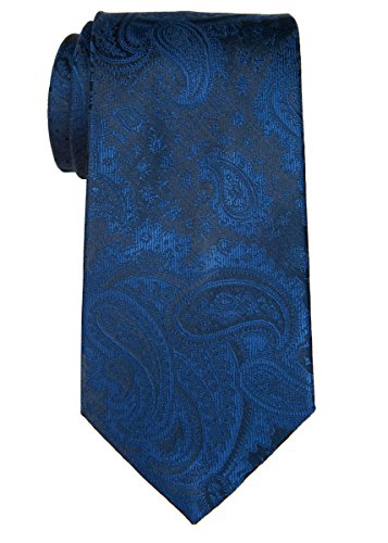 Retreez Klassische Herren Prämie Gewebte Krawatte Paisley Muster 8 cm - marineblau von Retreez