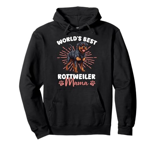 Rottweiler Groovy World's best Rottweiler Mama Pullover Hoodie Rottweiler Groovy World's best Rottweiler Mama Pullover Hoodie von Retro Rottweiler Dog Tees