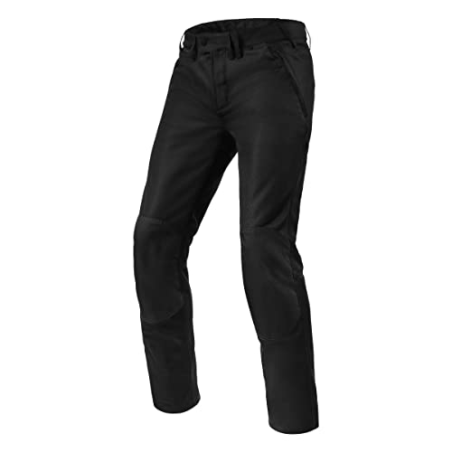 Revit Motorradhose Eclipse 2 Men Pants Herren Sommer Textilhose, Schwarz, 3XL KURZ von Rev'It