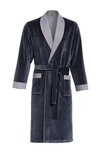 Revise Bento RE-103 Herren Bademantel - Morgenmantel – 80% Baumwolle – Graphite C1 -Gr. S Revise Bento RE-103 Herren Bademantel - Morgenmantel – 80% Baumwolle – Graphite C1 -Gr. S von R Revise