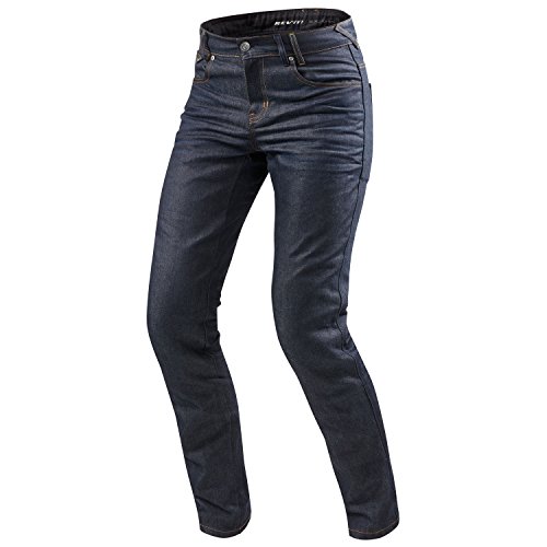 REV'IT! Motorrad Jeans Motorradhose Motorradjeans Lombard 2 RF Jeanshose dunkelblau 32/36, Herren, Chopper/Cruiser, Ganzjährig, Textil von Rev'It