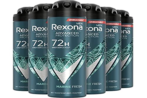 Rexona Men Advanced Anti-Transpirant Spray Marine Fresh 6 x 150ml von Rexona