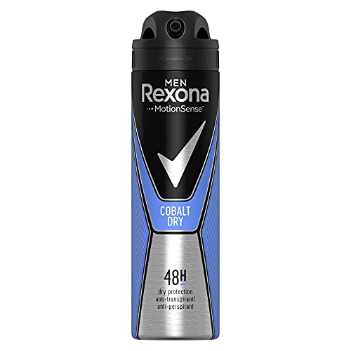 REXONA MEN MotionSense COBALT DRY 48h ANTI-PERSPIRANT SPRAY 5.0 Oz / 150 ml by Rexona von Rexona