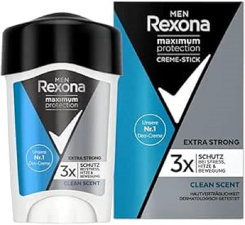 REXONA WOMEN - Deodorant Stick Men Maximum Protection Clean Scent - Deodorant -1x 45 ml von Rexona