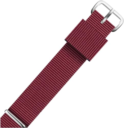 RiJpex Nylon-Uhrenarmband, Canvas-Uhrenarmband, NATO-Nylonband 12 mm-22 mm Herren/Damen-Uhrenarmbänder Uhrenzubehör (Color : Nl12-02, Size : 22mm) von RiJpex
